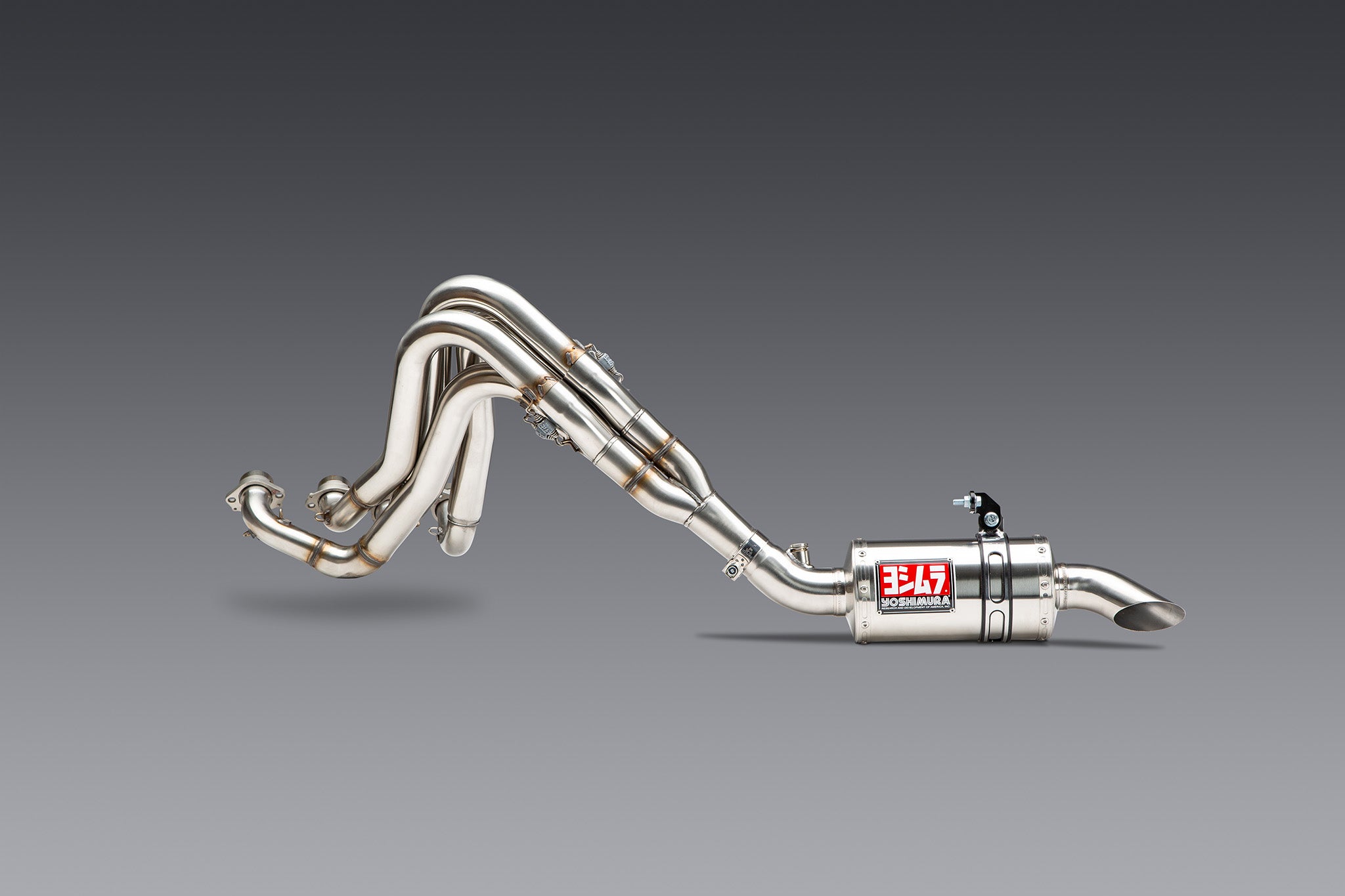 3901805501_OvalTrackCarStainlessFullExhaust_1_Gray_2048x2048.jpg Yoshimura Stainless Exhaust w/ Stainless Muffler - Image 1