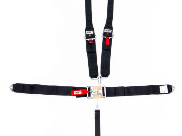Crow - 5-Pt Harness Big Latch Blk Hans Bolt In Pull Do