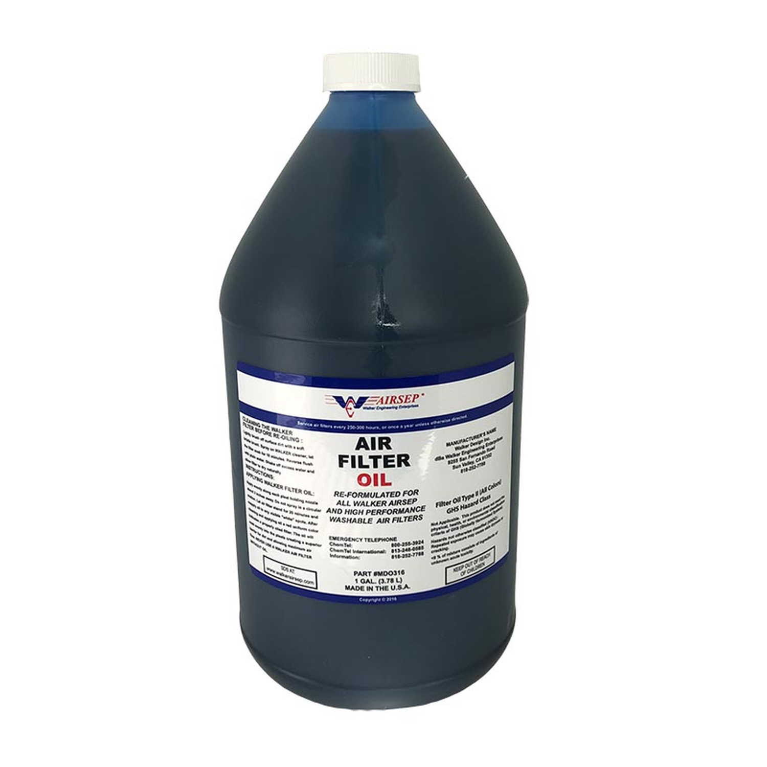 WLK3000478.jpg Walker Racing - Air Filter Oil Gallon - Image 1